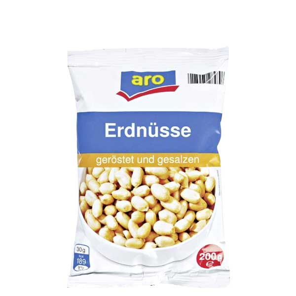 Erdnüsse gesalzen
